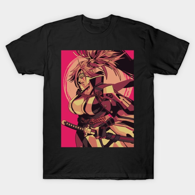 Baiken Guilty Gear T-Shirt by abdul rahim